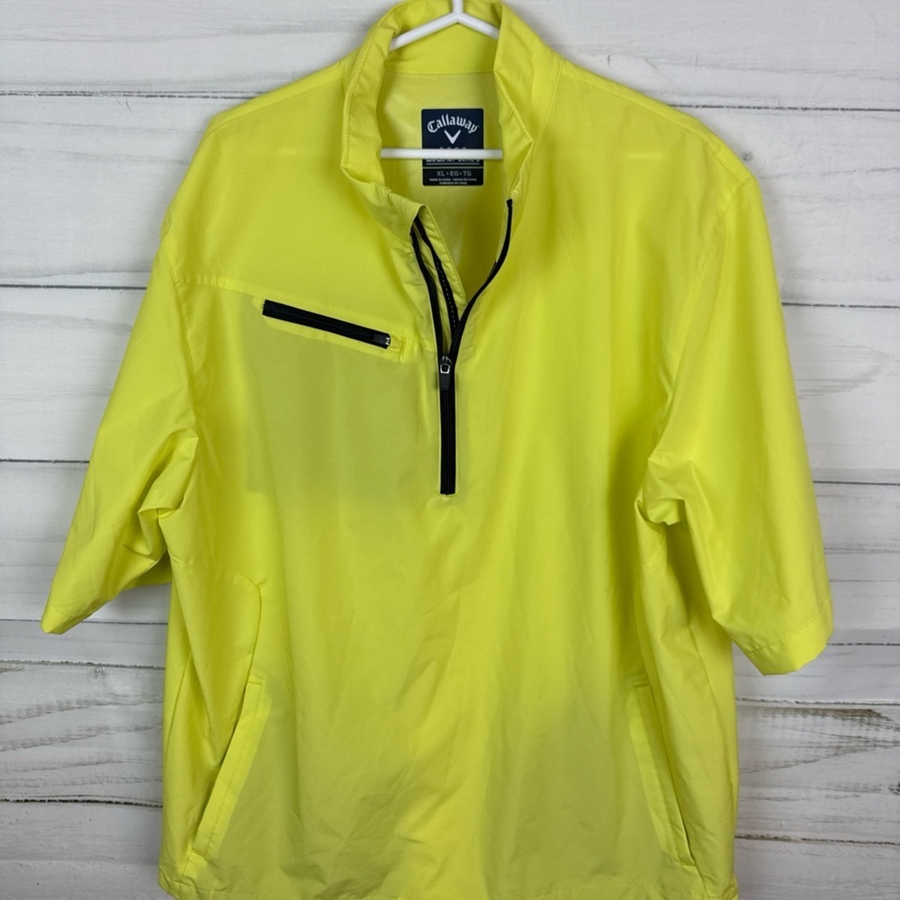 Callaway Men's Bright Yellow Windbreaker